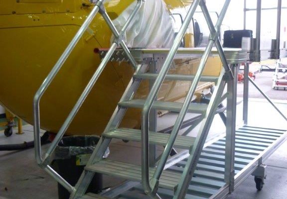 Fixed Height Helicopter Side Access Platform