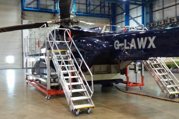 Variable Height Mobile Helicopter Access Platforms LH & RH