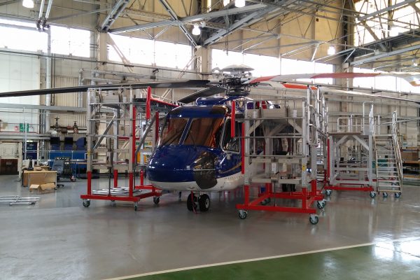 Variable Height Helicopter Docking System for Sikorsky S-92 / AW139
