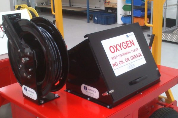 Oxygen Trolley – 2 Cylinder Demountable