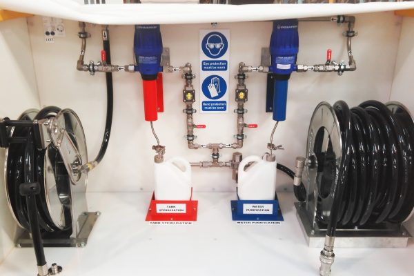 Water Sterilisation Rig – Line Towable – Twin Dosing System – PUROGENE – Boeing