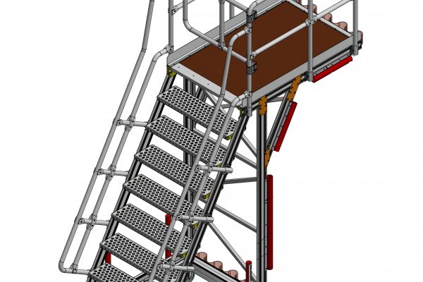 Fixed Height Engine Build & Strip Platform 2.5m