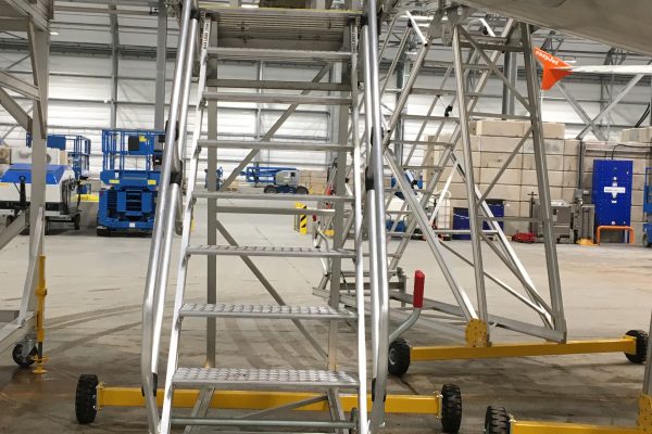 Fixed Height Engineers A320 STAB Bay Access Maintenance Steps 2.25m