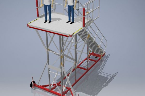 Fixed Height Engineers Maintenance Platform