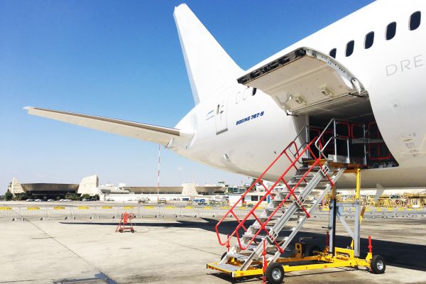 Variable Height Cargo Bay & Working Platform H1.9-3.25m | W1.2