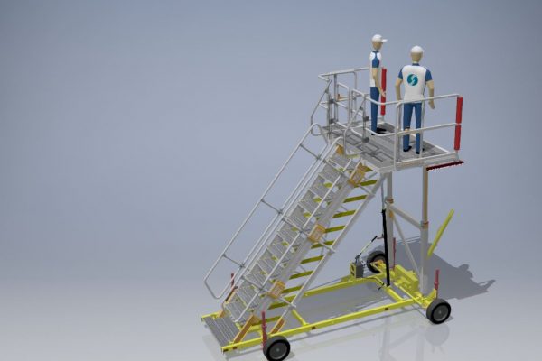 Variable Height Platform H1.9 – 3.25m | W2.2m