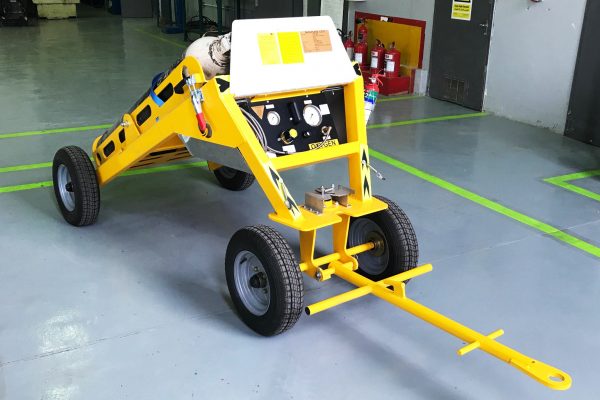 Oxygen / Nitrogen SMART Trolley used to provide nitrogen to inflate aircraft tyres