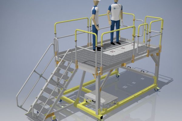 Fixed Height Main Landing Gear Access Platform LH H1.68m