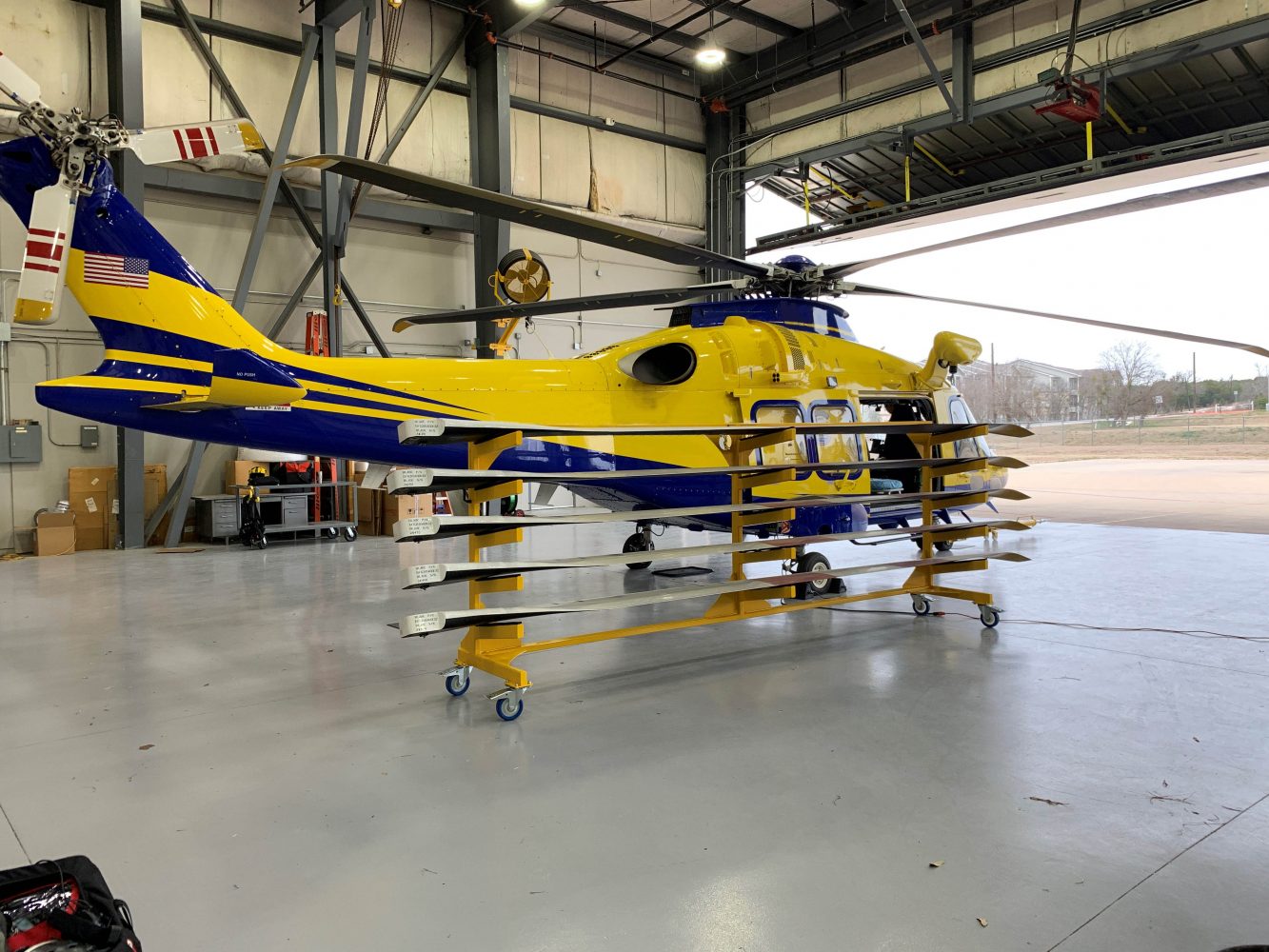Semmco’s Helicopter Blade Rack Semmco